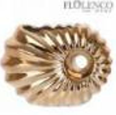 فازة محارة ذهبي 16 * 12.5 * 23