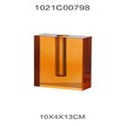 فازة كريستال برتقالي 13 * 4 * 10