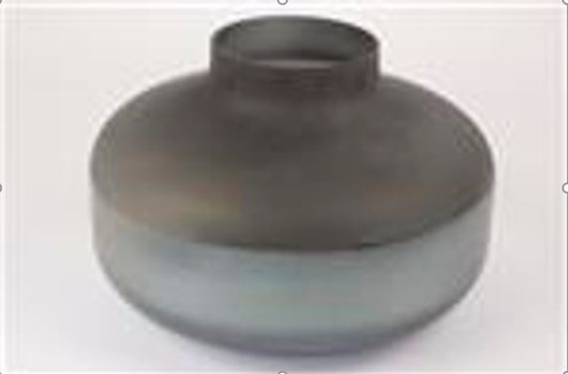 [2023427] مزهرية زجاج رمادي 25 * 17 * 0